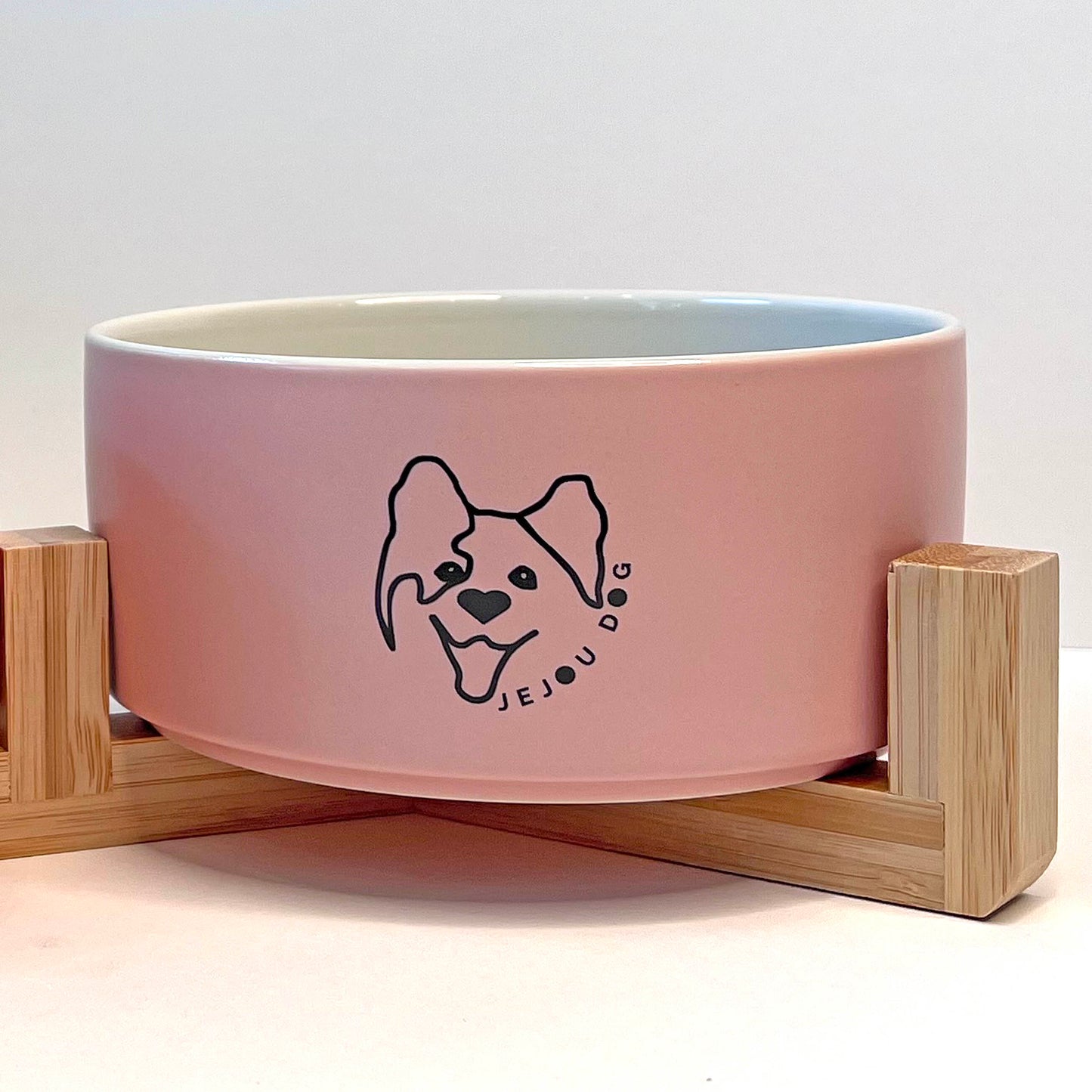 JD Bowl in Pink - Printed Logo