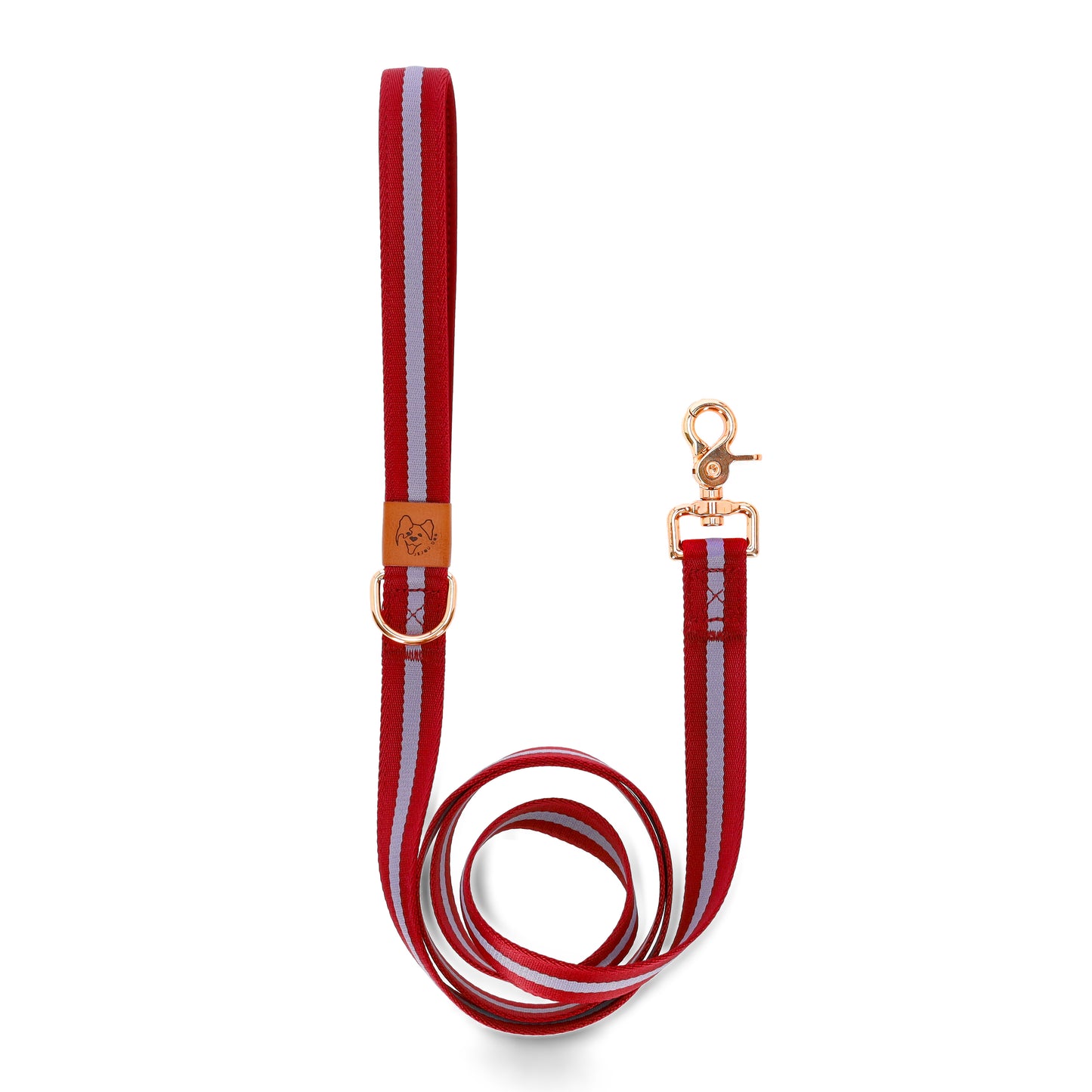 dog leash stylish and durable red